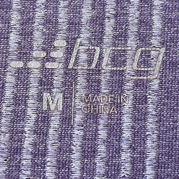 BCG Heather Purple Women’s Crewneck Long Sleeves Thumbhole Sporty SZ M #1150 - Picture 9 of 14